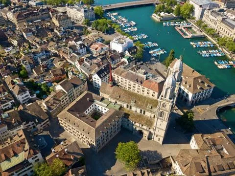 Zurich in summer Stock Photos