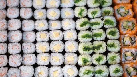 Zushi roll Stock Footage 120980528