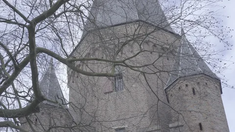 Zutphen's castle tower Stock Footage 126114997