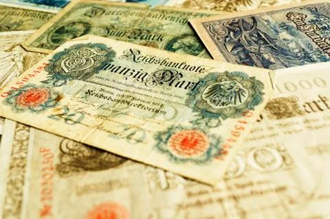 Zwanzig mark Stock Photos