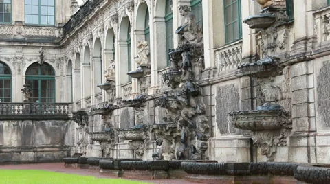 Zwinger Dresden Stock Footage 48026607