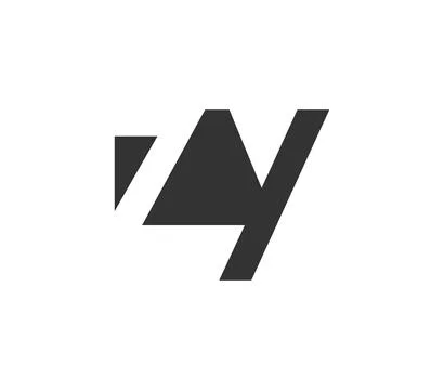 ZY creative geometric initial based modern and minimal logo. Letter z y tre.. Illustrazione stock