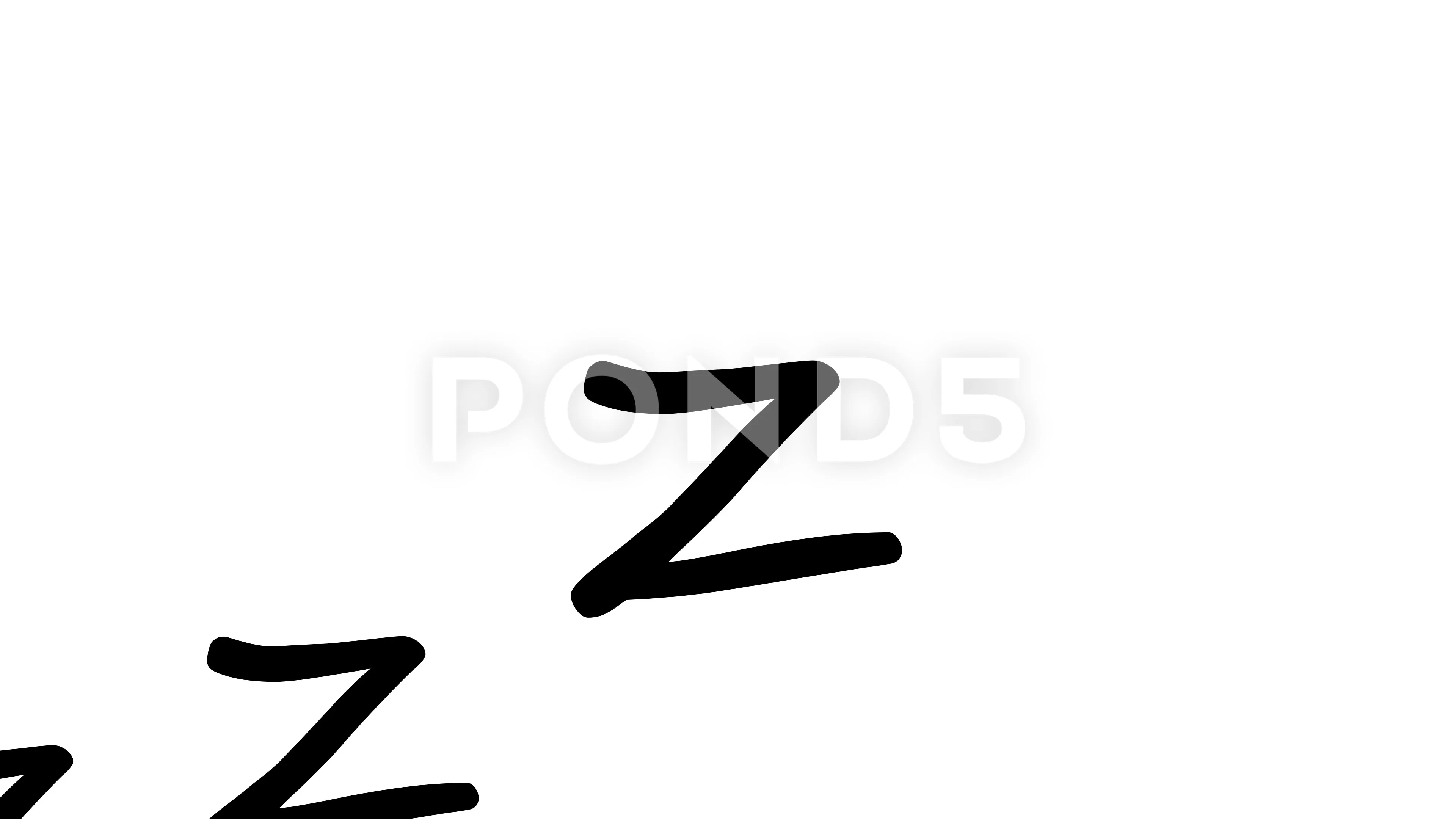 sleep zzz clipart black and white