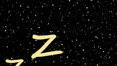 Zzz Cartoon hand drawn comic style. Icon for sleeping mode. Stock Footage 148501851